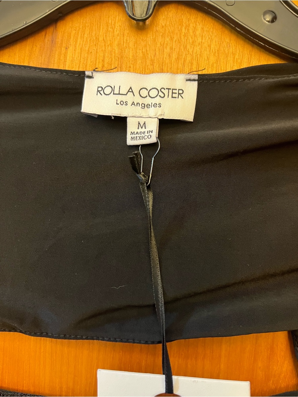 NWT Rolla Coster Black Crop Top